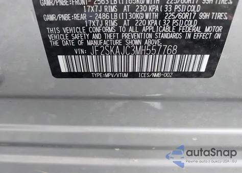 2021 Subaru Forester Premium from USA, damaged, VIN JF2SKAJC3MH557768